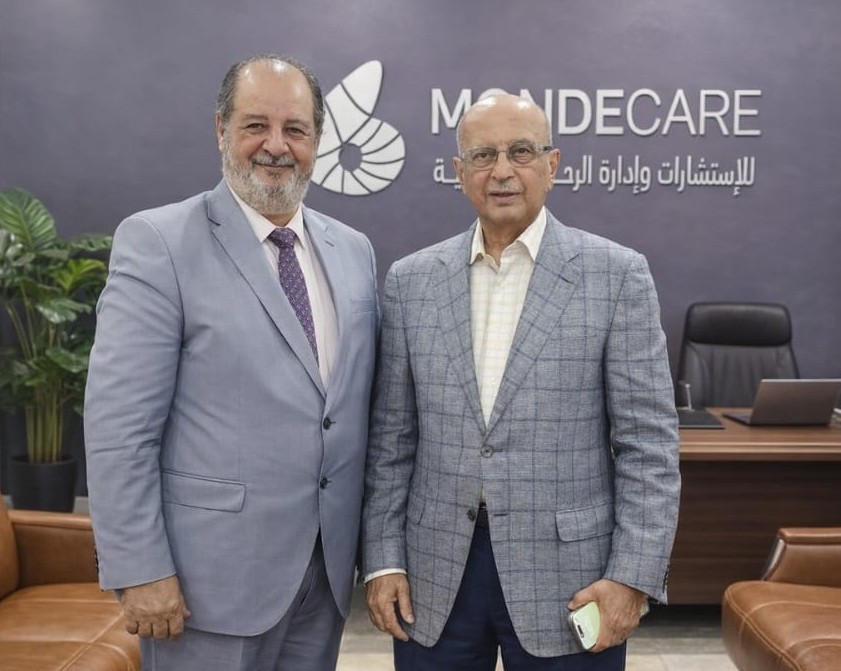 Visit of H.E. Prof. Dr. Abu Bakr Al-Qirbi to MondeCare Headquarters